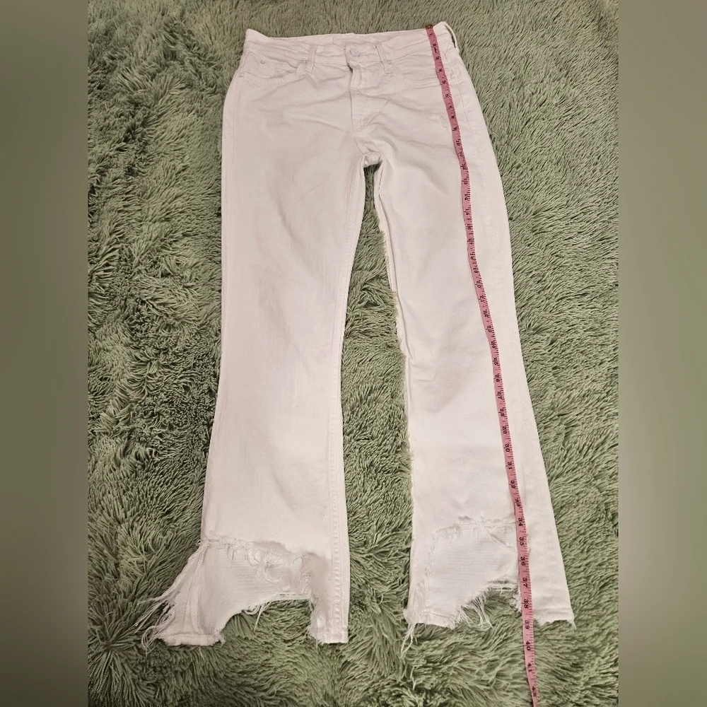 Mother Superior The Dutchie Ankle Jaw Distressed Jeans Size 26 - Picture 12 of 16